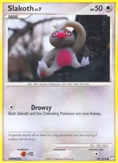 Slakoth card in English