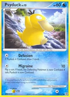 Psyduck card in English