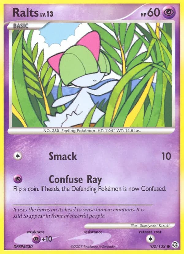 Ralts card in English