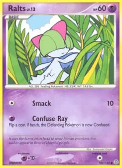 Ralts card in English