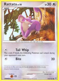 Rattata card in English
