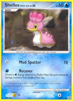 Shellos West Sea card in English