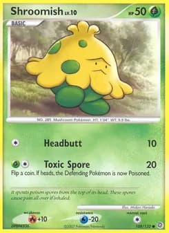 Shroomish card in English
