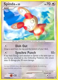 Spinda card in English