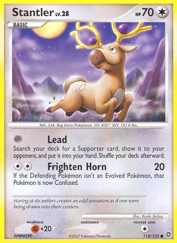 Stantler card in English