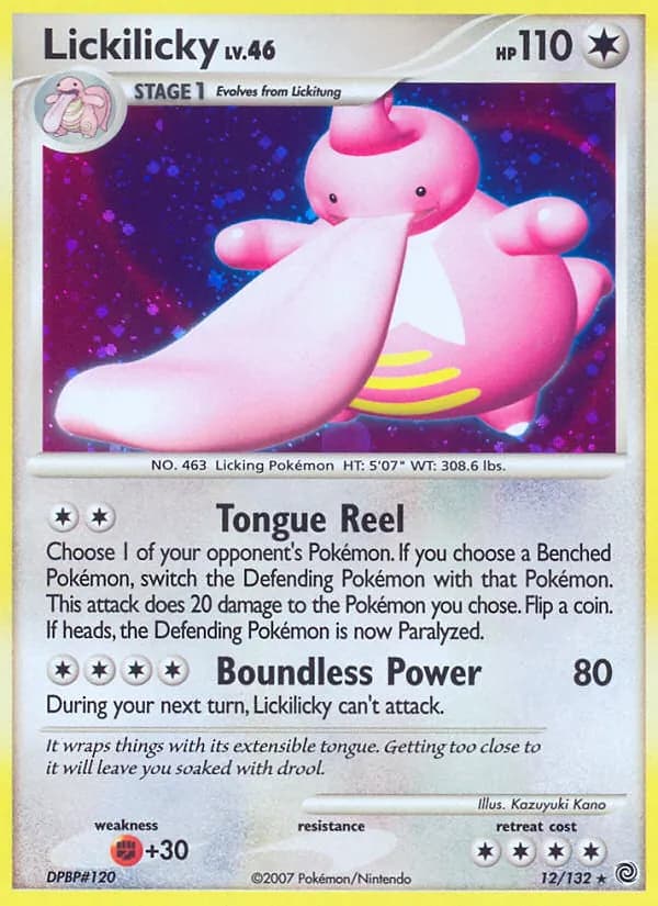 Lickilicky card in English