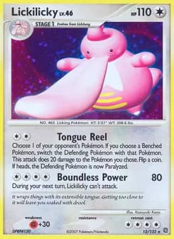 Lickilicky card in English