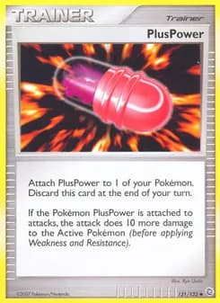 PlusPower card in English
