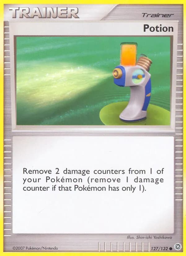 Potion card in English