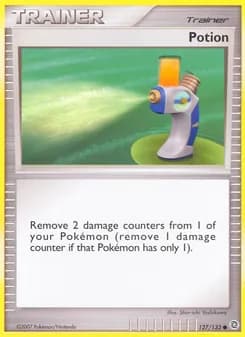 Potion card in English