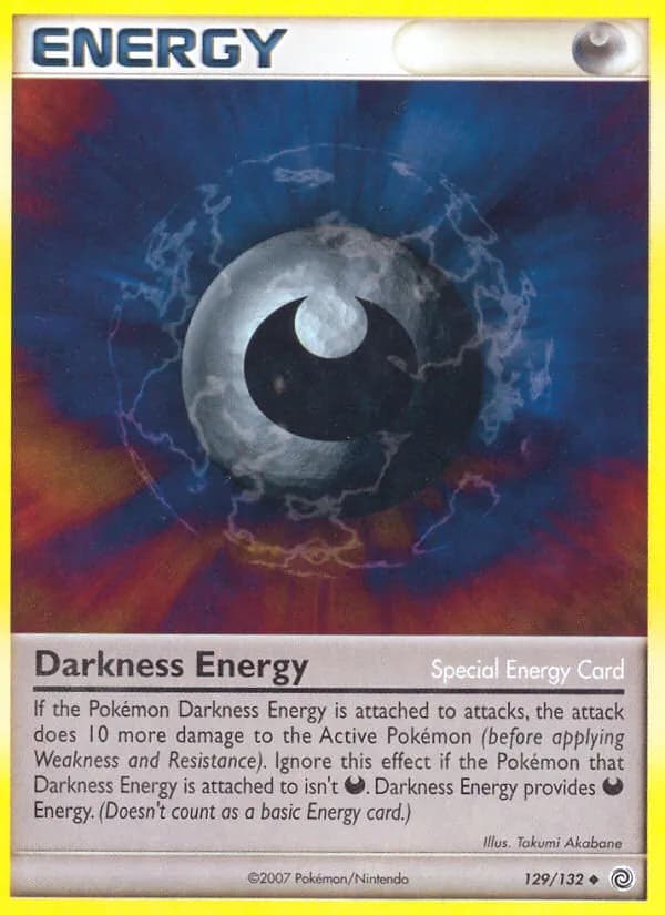 Darkness Energy card in English