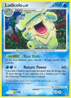 Ludicolo card in English