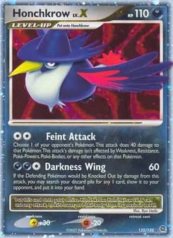 Honchkrow card in English