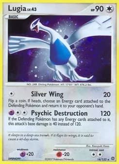 Lugia card in English