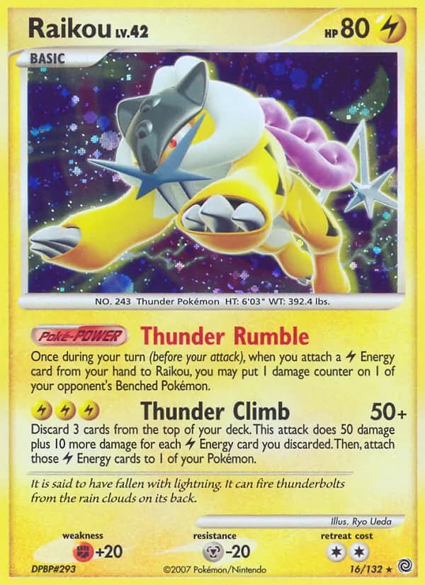 Raikou card in English