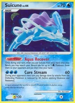 Suicune card in English