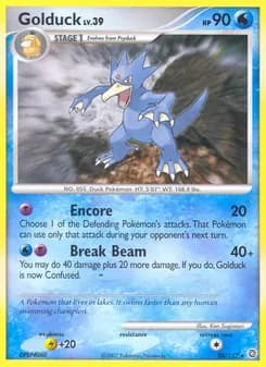 Golduck card in English