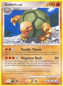 Golem card in English