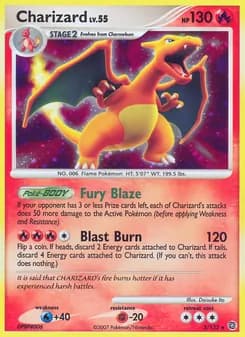 Charizard card in English