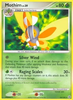Mothim card in English