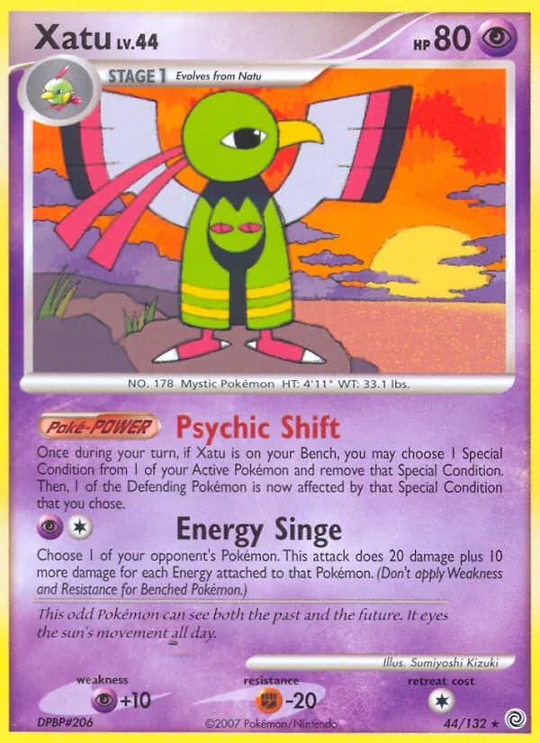 Xatu card in English
