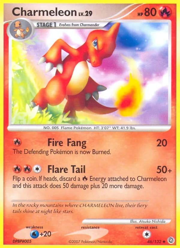 Charmeleon card in English