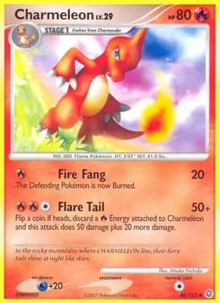 Charmeleon card in English