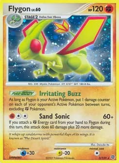 Flygon card in English