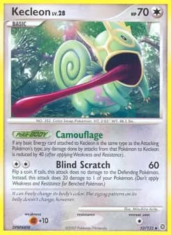 Kecleon card in English