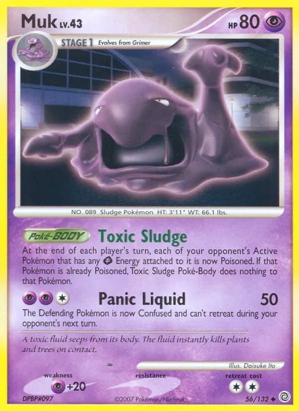 Muk card in English