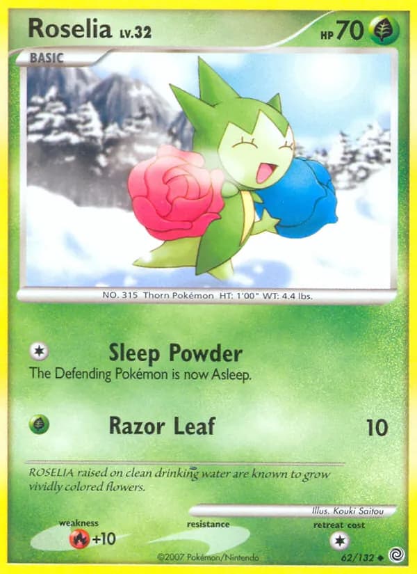 Roselia card in English