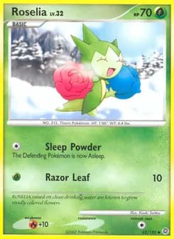 Roselia card in English