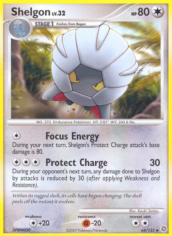Shelgon card in English