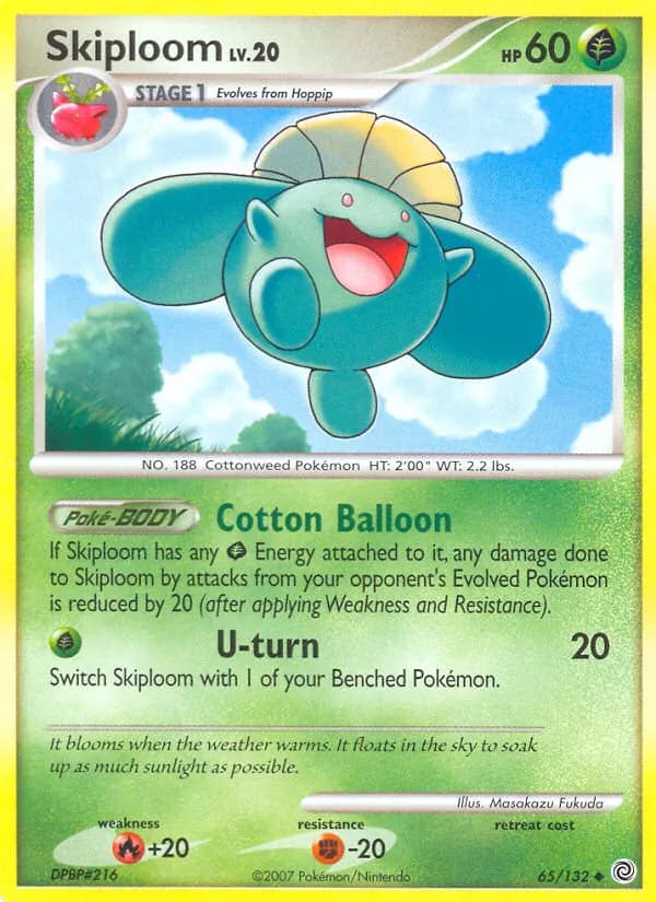 Skiploom card in English