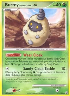 Burmy Sandy Cloak card in English