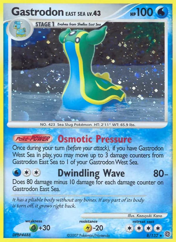 Gastrodon East Sea card in English