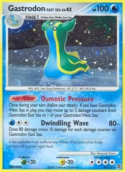 Gastrodon East Sea card in English