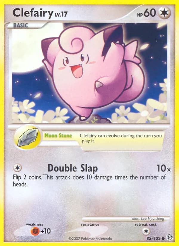 Clefairy card in English