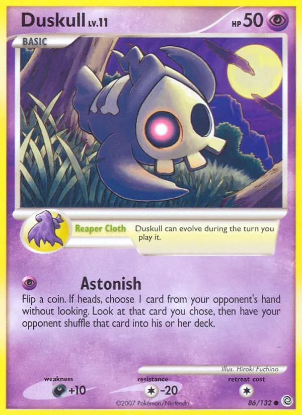 Duskull card in English