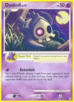 Duskull card in English