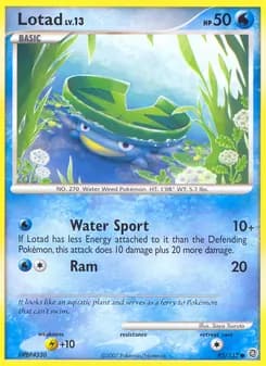 Lotad card in English