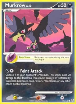 Murkrow card in English