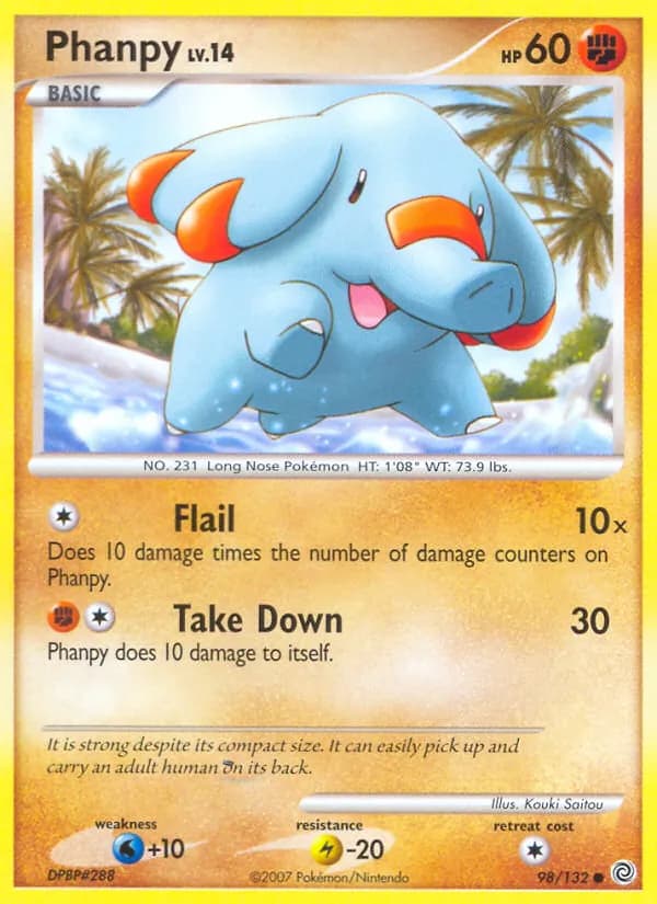 Phanpy card in English