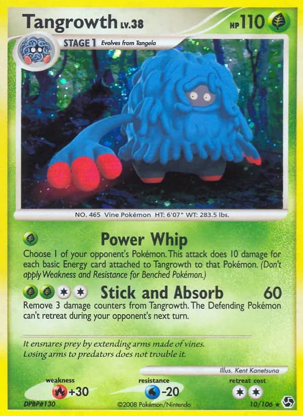 Tangrowth card in English