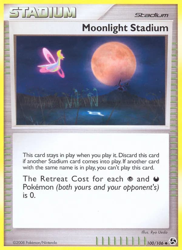 Moonlight Stadium card in English