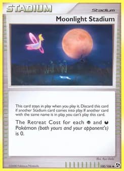 Moonlight Stadium card in English