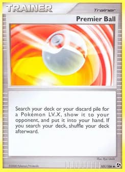 Premier Ball card in English