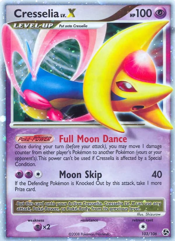 Cresselia card in English