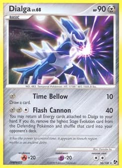 Dialga card in English