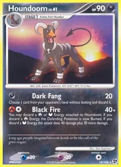 Houndoom card in English